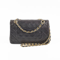 Chanel Vintage Small Classic Flap Dark Brown Lambskin - Series 3