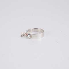 Hermes Silver Ring Size 54