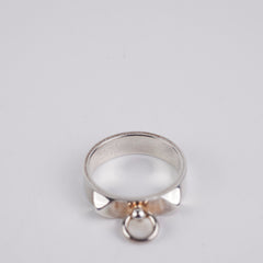 Hermes Silver Ring Size 54