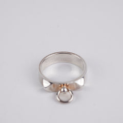 Hermes Silver Ring Size 54