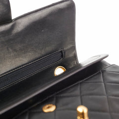 Chanel Vintage Small Classic Flap Dark Brown Lambskin - Series 3