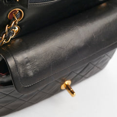 Chanel Vintage Small Classic Flap Dark Brown Lambskin - Series 3