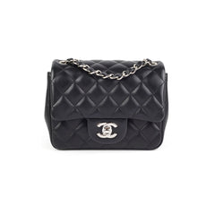 Chanel Mini Square Lambskin Black