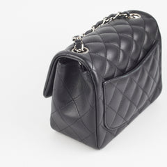 Chanel Mini Square Lambskin Black