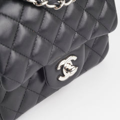 Chanel Mini Square Lambskin Black