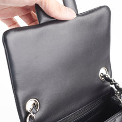 Chanel Mini Square Lambskin Black