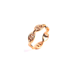 Hermes Chaine D'ancre Ring Size 55 Rose Gold