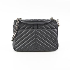 Saint Laurent Medium College Black Bag