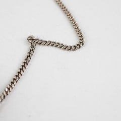 Christian Dior Small Micro Cannage Wallet On Chain Metallic Silver