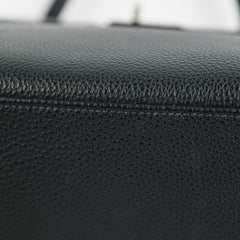 Hermes Kelly 28 Black Togo Q Square Stamp