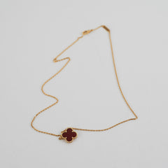 Van Cleef & Arpels VCA Vintage Carnelian pendant necklace