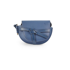 Loewe Mini Gate Crossbody Bag Blue