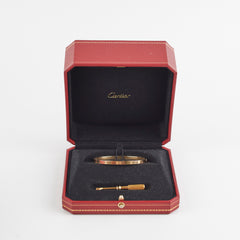 Cartier Love Yellow Gold Bracelet Size 16