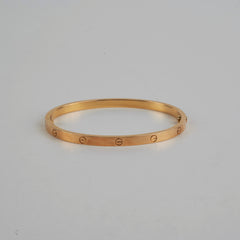 Cartier Love Yellow Gold Bracelet Size 16