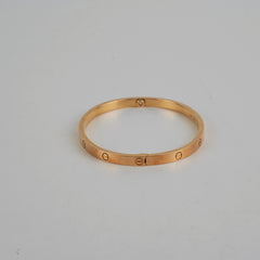 Cartier Love Yellow Gold Bracelet Size 16