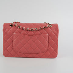 Chanel Caviar Medium/Large Double Classic Flap Pink