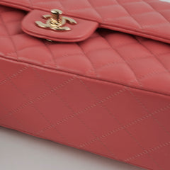 Chanel Caviar Medium/Large Double Classic Flap Pink