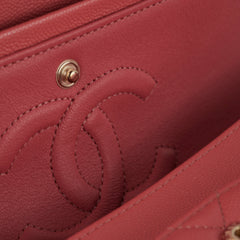 Chanel Caviar Medium/Large Double Classic Flap Pink