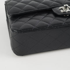 Chanel Medium Classic Flap Caviar Black (Microchip)