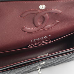Chanel Medium Classic Flap Caviar Black (Microchip)