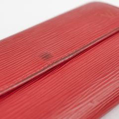 Louis Vuitton Epi Long Wallet Red