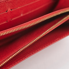 Louis Vuitton Epi Long Wallet Red