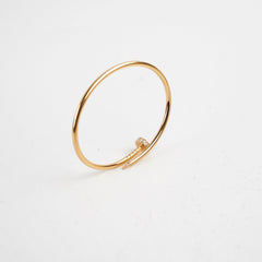 Cartier Juste Un Clou JUC Small with Diamonds Yellow Gold Size 15