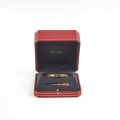 Cartier Love 10 Diamonds Small Bracelet Rose Gold Size 16