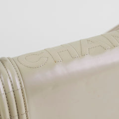 Chanel Boy Old Medium Iridiscent (Light grey)