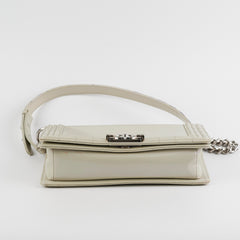 Chanel Boy Old Medium Iridiscent (Light grey)
