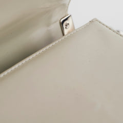 Chanel Boy Old Medium Iridiscent (Light grey)