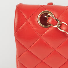 Chanel Medium/Large Classic Double Flap Red