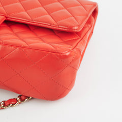 Chanel Medium/Large Classic Double Flap Red