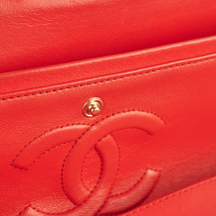 Chanel Medium/Large Classic Double Flap Red