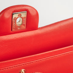 Chanel Medium/Large Classic Double Flap Red