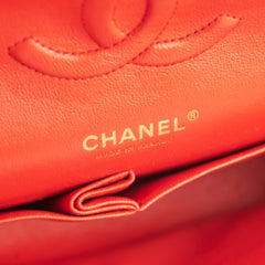 Chanel Medium/Large Classic Double Flap Red