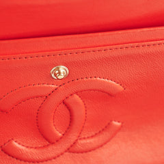 Chanel Medium/Large Classic Double Flap Red