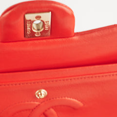 Chanel Medium/Large Classic Double Flap Red