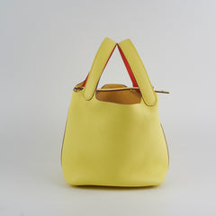 Hermes Picotin 18 Clemence Lime B Stamp 2023