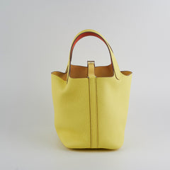 Hermes Picotin 18 Clemence Lime B Stamp 2023