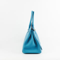 Hermes Birkin 30 Turquoise Togo
