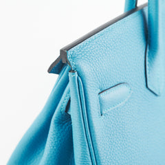 Hermes Birkin 30 Turquoise Togo