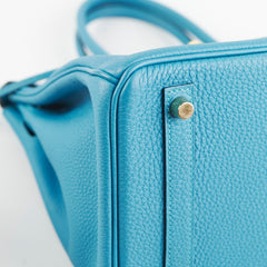Hermes Birkin 30 Turquoise Togo