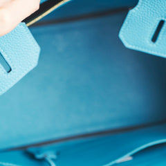 Hermes Birkin 30 Turquoise Togo