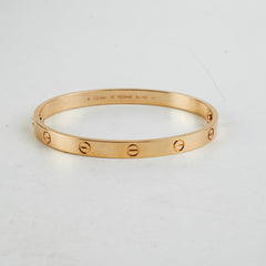 Cartier Love Bracelet Yellow Gold Size 19