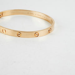 Cartier Love Bracelet Yellow Gold Size 19