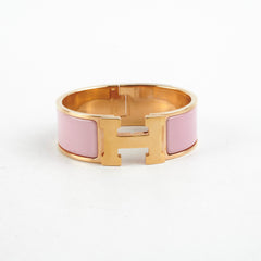 Hermes Clic Clac H Bracelet Rose