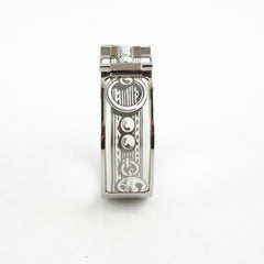 Hermes Clic H Bracelet Size GM  Platine/Blanc