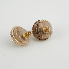 Chanel Coco Logo Rhinestone Pearl Earring Costume Jewellery