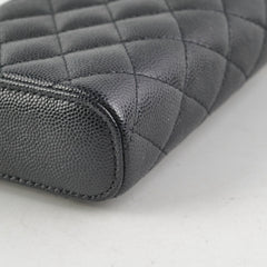 Chanel Caviar Vertical Vanity Case Black 31Series